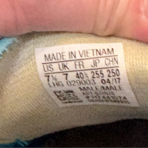 Adidas Turquoise and White Casual Shoes - Picture 5 of 5